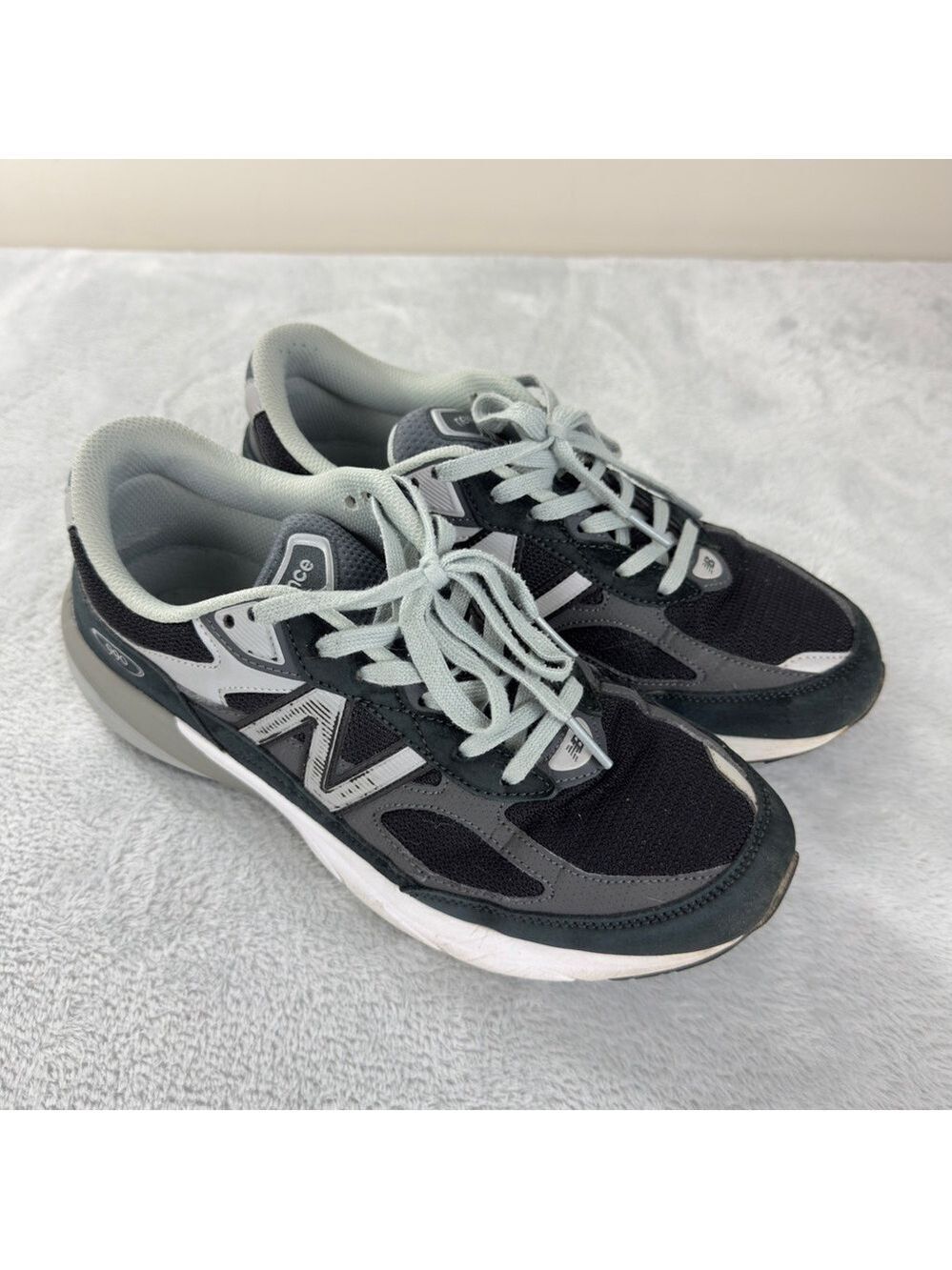 New Balance Men's Size 8.5 US/8 UK/42 EU M990BK6 Made in USA 990v6 Black/Grey